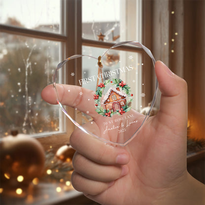 Custom First Christmas Married Ornament 2025, New Home Ornament For Anniversary