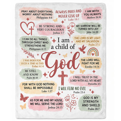 Thanksgiving Jesus Christian Fall Tree Blanket, Religious Fleece & Sherpa Throw, Faith Gift for Adults, Friends