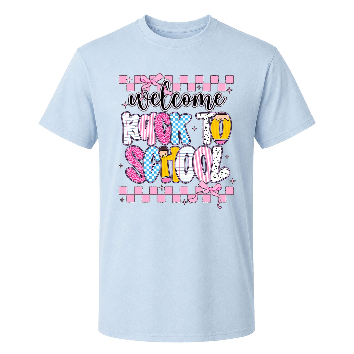 Personalized Welcome Back to School Teacher Student Shirt, Custom Name Back to School T-Shirt, First Day of School Gift Tee