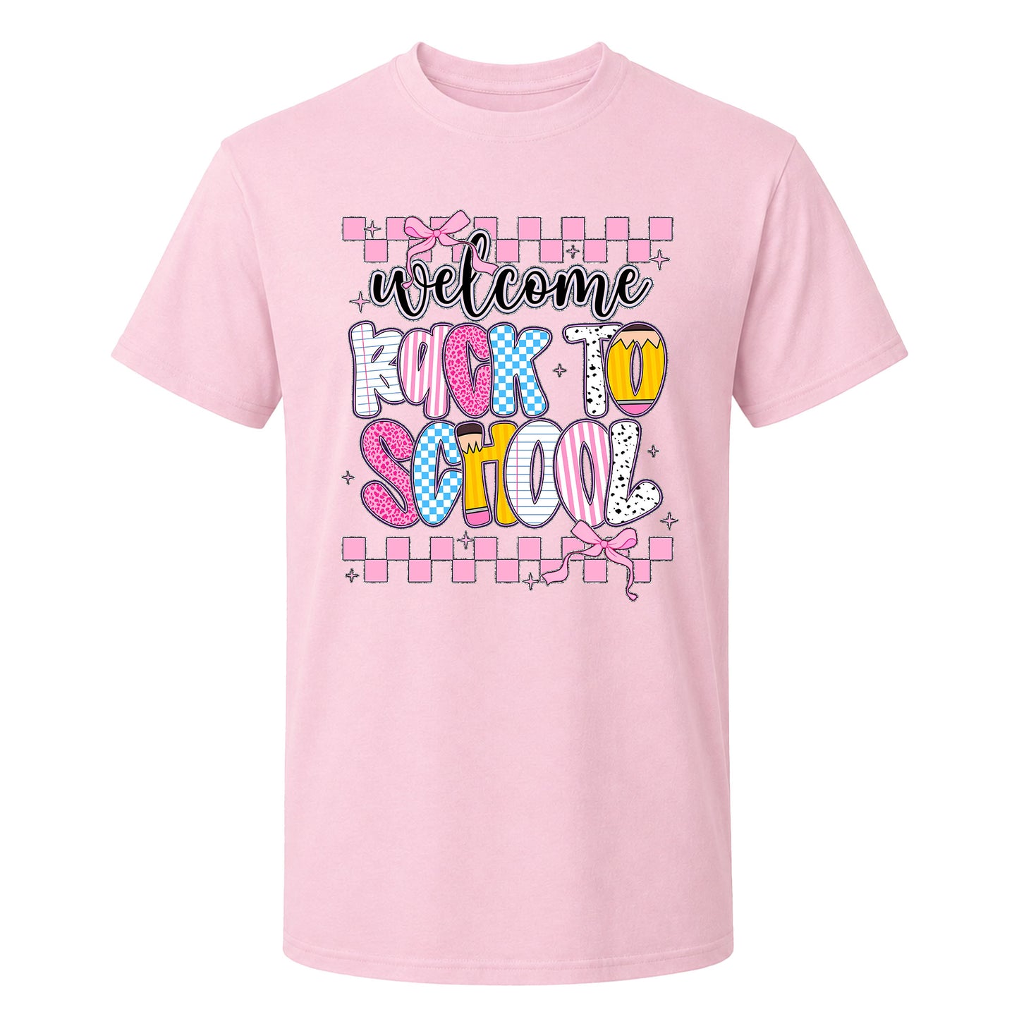 Personalized Welcome Back to School Teacher Student Shirt, Custom Name Back to School T-Shirt, First Day of School Gift Tee