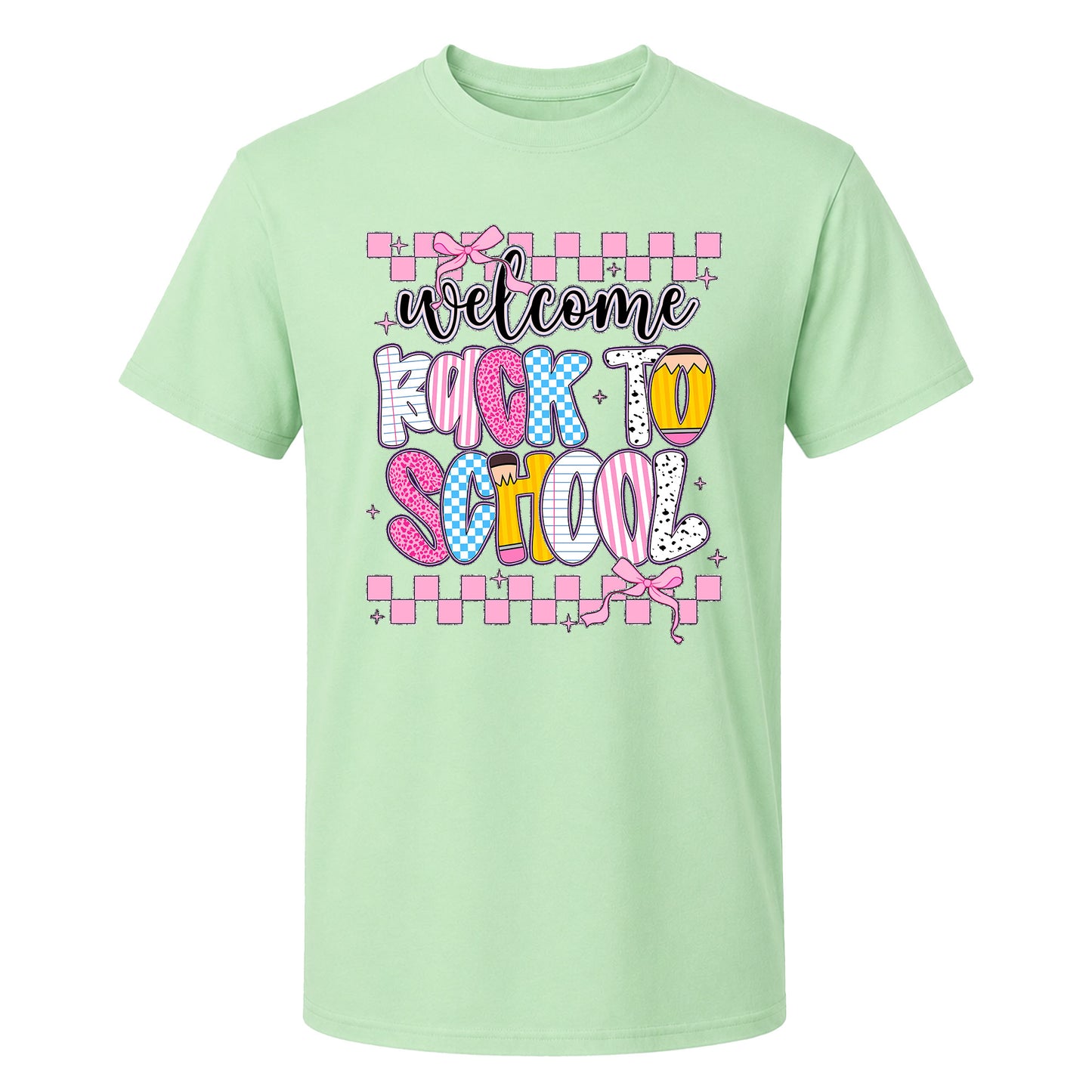 Personalized Welcome Back to School Teacher Student Shirt, Custom Name Back to School T-Shirt, First Day of School Gift Tee