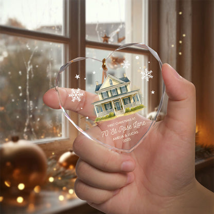 Personalized Couple Christmas Ornaments, First Home Ornament 2025 For Couples