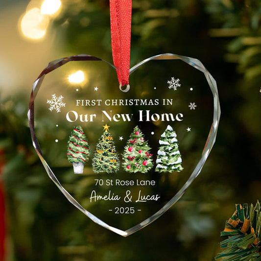Personalized Housewarming Gifts New Home Ornaments For Couples Newlyweds
