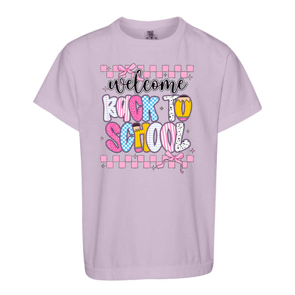 Personalized Welcome Back to School Teacher Student Shirt, Custom Name Back to School T-Shirt, First Day of School Gift Tee