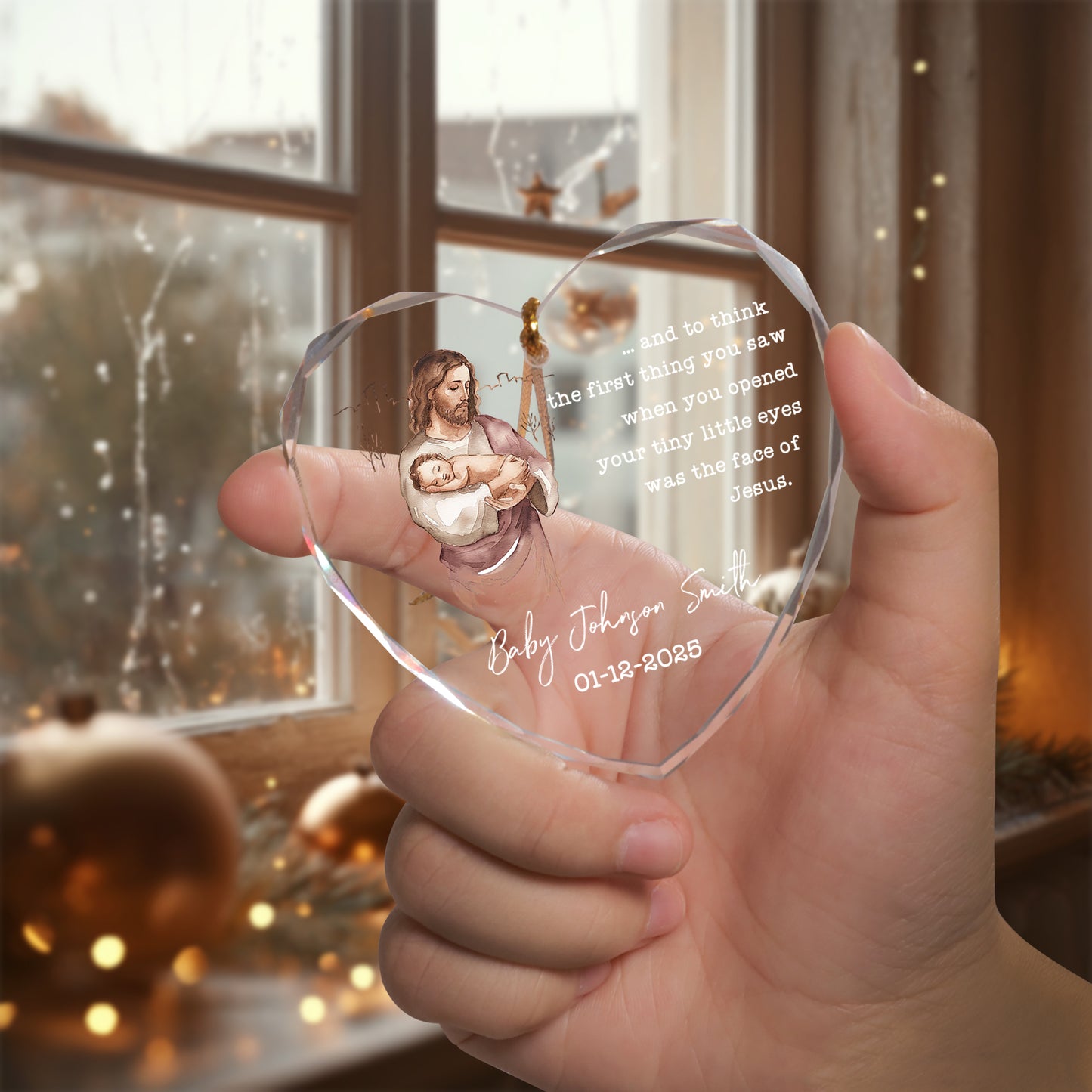 Personalized Baby Angel Ornaments For Christmas Tree, Miscarriage Gifts For Mothers