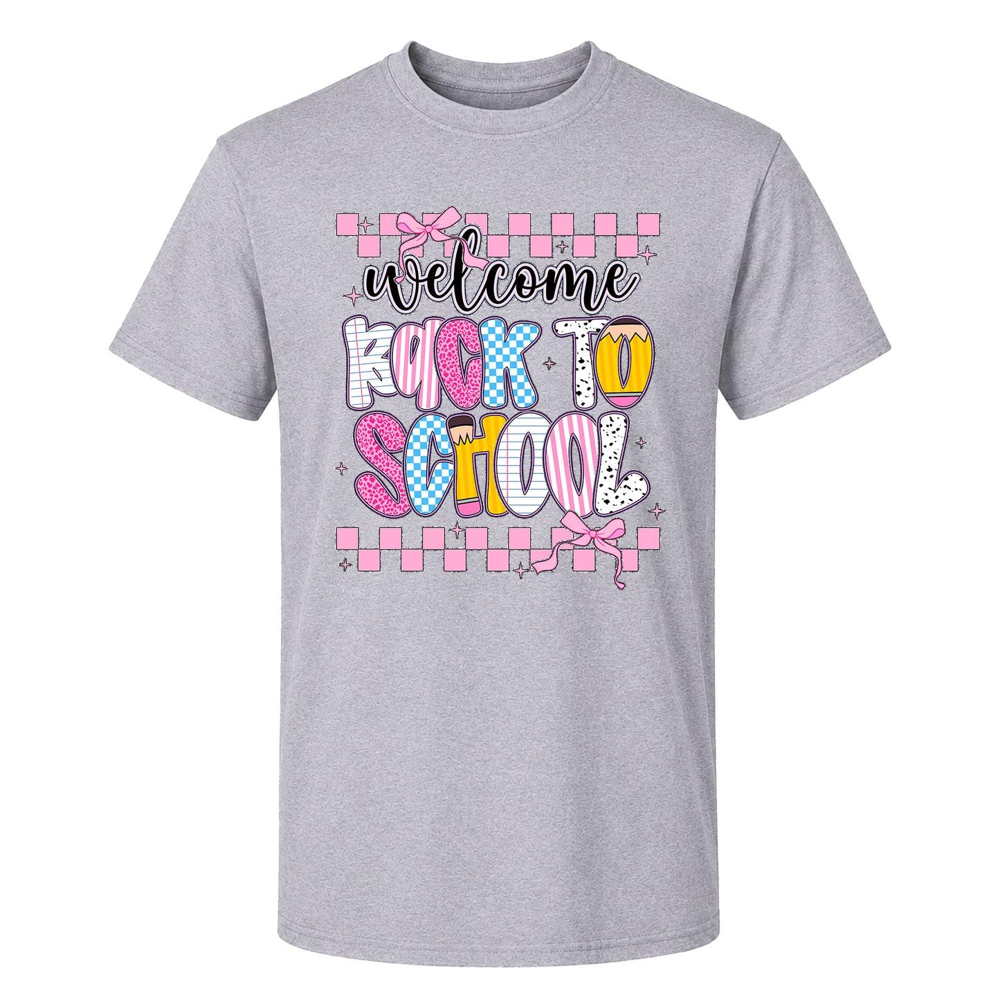 Personalized Welcome Back to School Teacher Student Shirt, Custom Name Back to School T-Shirt, First Day of School Gift Tee
