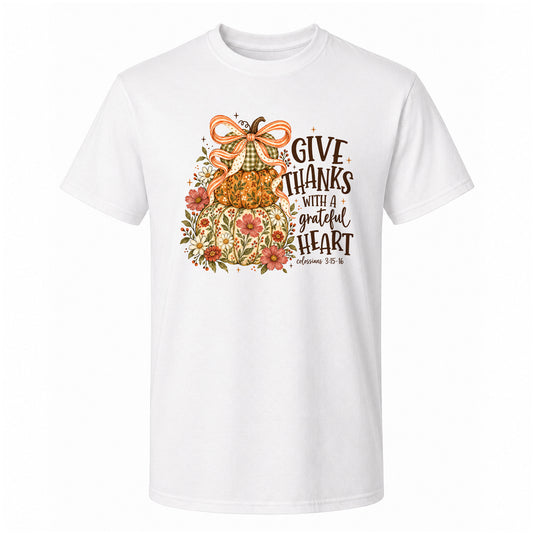 Thanksgiving Christian Shirt  - Give Thanks To The Lord - Thanksgiving Gift for Friends, Self Gift