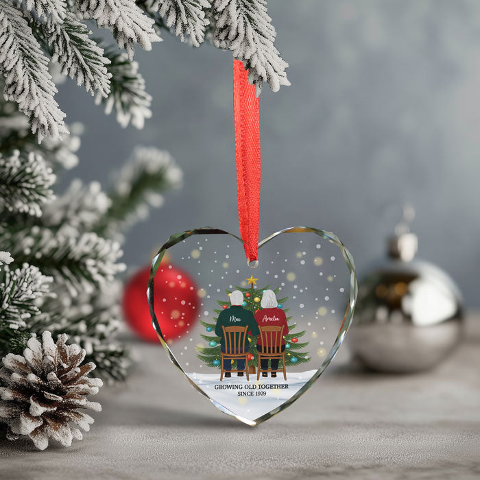 Custom Ornaments For Couples, Best Wedding Gifts For Older Couple