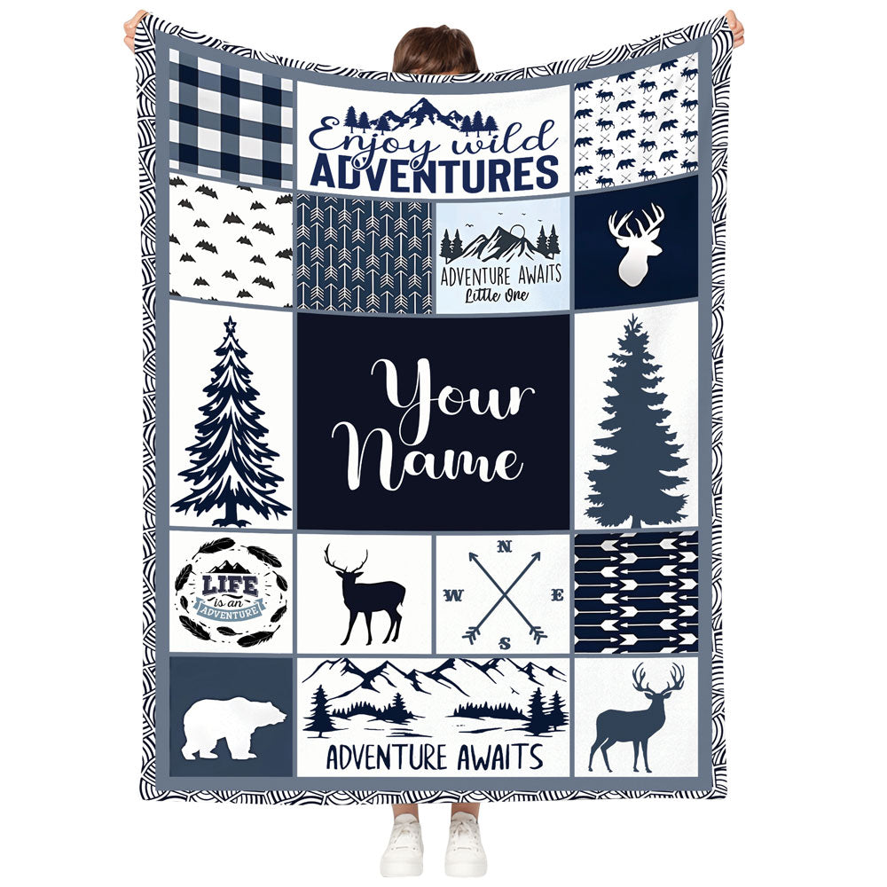 Personalized Kids Blankets For Birthday New Year Or Holiday