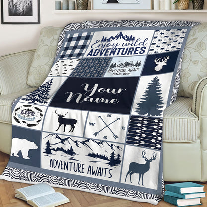 Personalized Kids Blankets For Birthday New Year Or Holiday