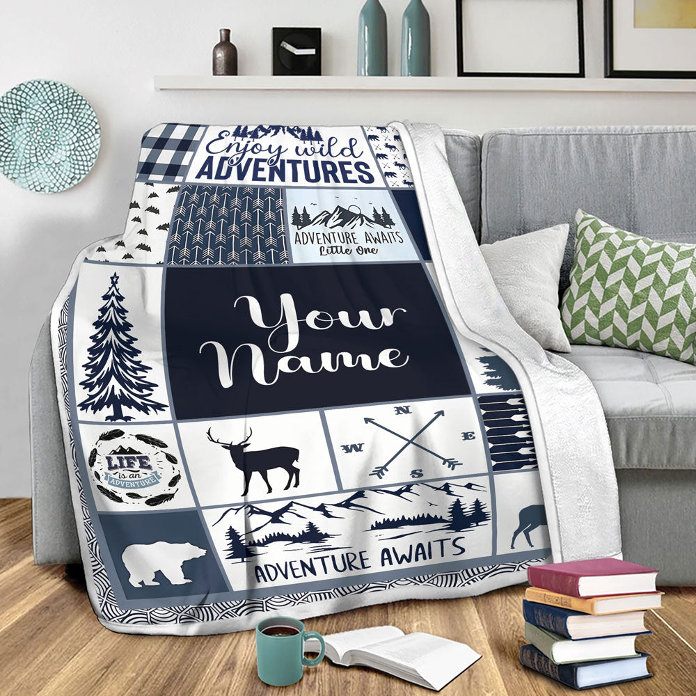 Personalized Kids Blankets For Birthday New Year Or Holiday