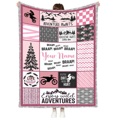 Fleece Woodland Baby Blanket For Birthday Milestone Or Any Occasion