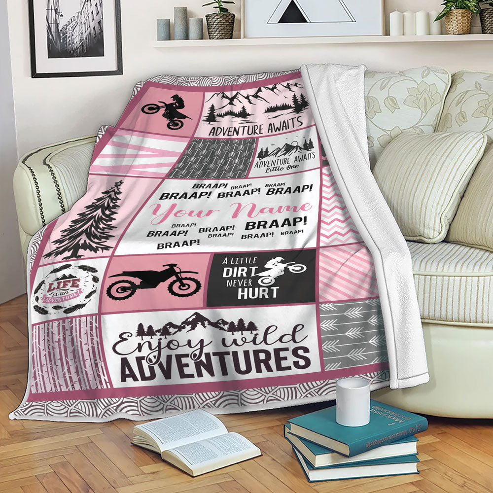 Fleece Woodland Baby Blanket For Birthday Milestone Or Any Occasion