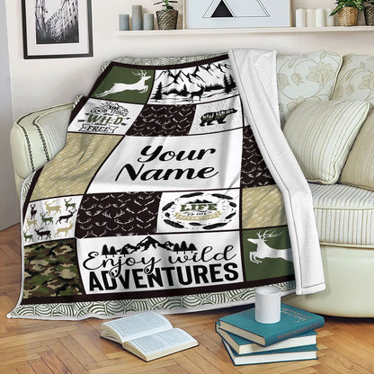 Personalized Baby Blanket For Boys Or Girls, Winter Blankets For Kids