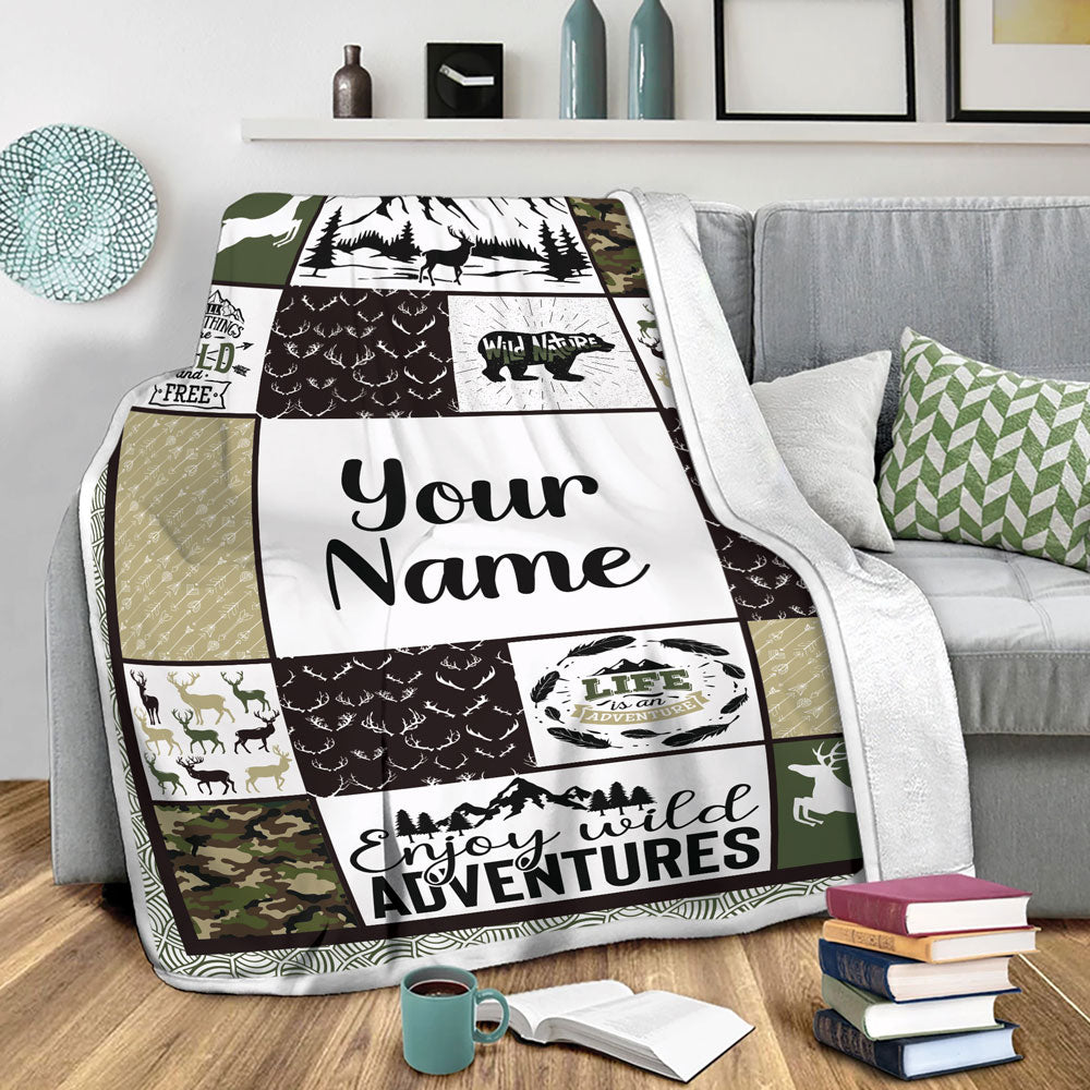 Personalized Baby Blanket For Boys Or Girls, Winter Blankets For Kids