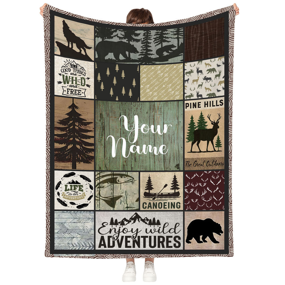 Custom Fleece Baby Blanket For Birthday New Year Or any Occasion