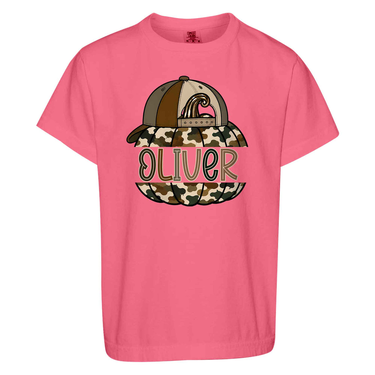 Personalized Halloween Kids Shirt - Custom Name Pumpkin Shirt - Kids Spooky Season Outfit, Spook Season Gift
