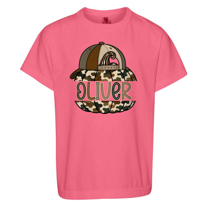 Personalized Halloween Kids Shirt - Custom Name Pumpkin Shirt - Kids Spooky Season Outfit, Spook Season Gift