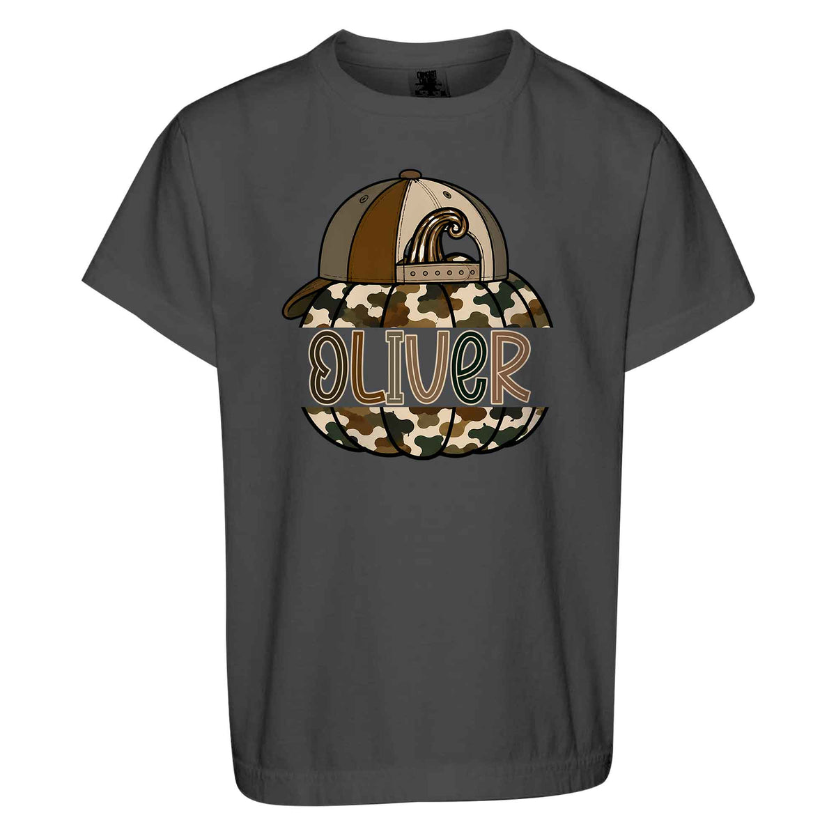 Personalized Halloween Kids Shirt - Custom Name Pumpkin Shirt - Kids Spooky Season Outfit, Spook Season Gift