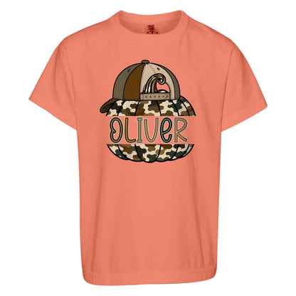 Personalized Halloween Kids Shirt - Custom Name Pumpkin Shirt - Kids Spooky Season Outfit, Spook Season Gift