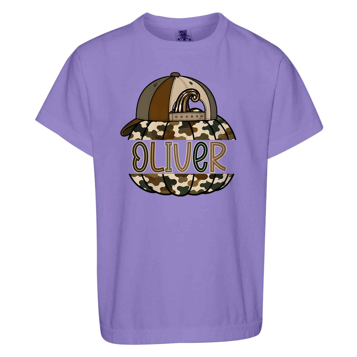 Personalized Halloween Kids Shirt - Custom Name Pumpkin Shirt - Kids Spooky Season Outfit, Spook Season Gift