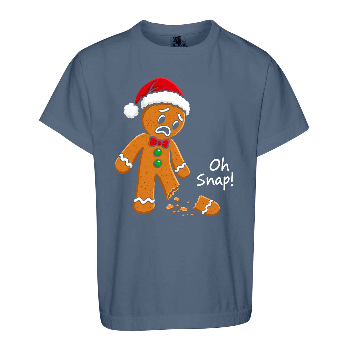 Funny Gingerbread Christmas Sweatshirt, Oh Snap Holiday Graphic Tee, Christmas Gift
