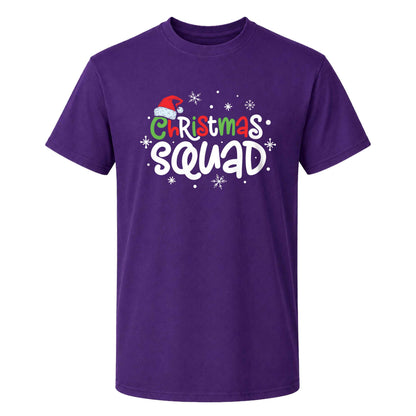 Christmas Squad Matching Family Shirts, Funny Christmas Graphic Tees, Holiday Gift for Family
