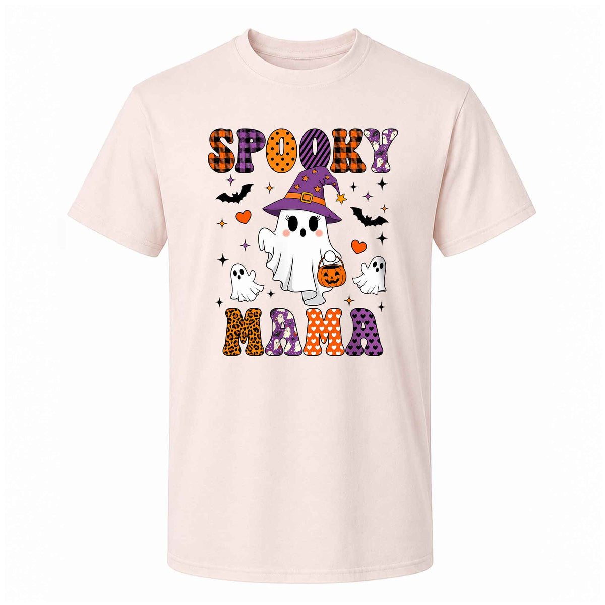 Personalized Halloween Shirt - Spooky Mama Shirt - Halloween Gift for Mom, Grandma, Aunt