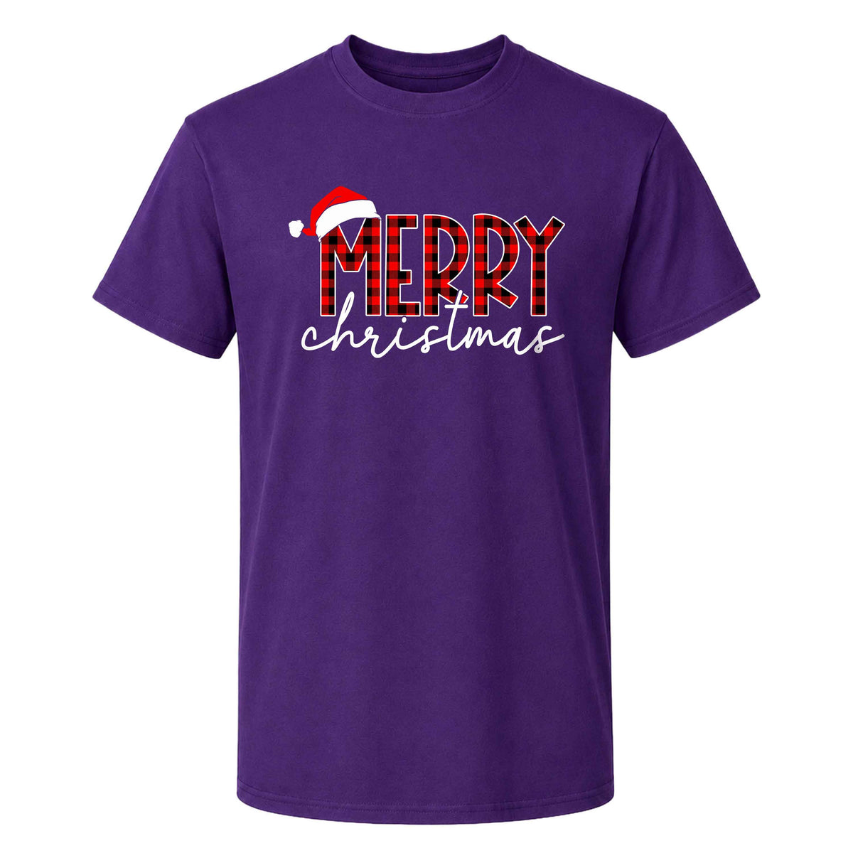 Matching Family Christmas Shirts, Merry Christmas Santa Hat Graphic Tees, Christmas Gift for Family