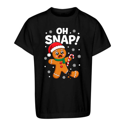 Funny Gingerbread Christmas Sweatshirt, Oh Snap Holiday Graphic Tee, Christmas Gift