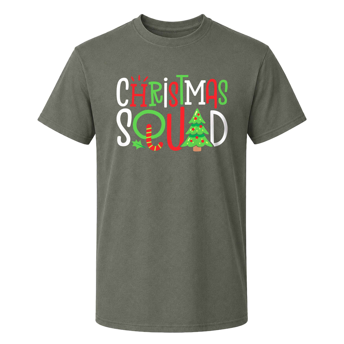 Christmas Squad Matching Family Shirts, Funny Christmas Graphic Tees, Holiday Gift for Family