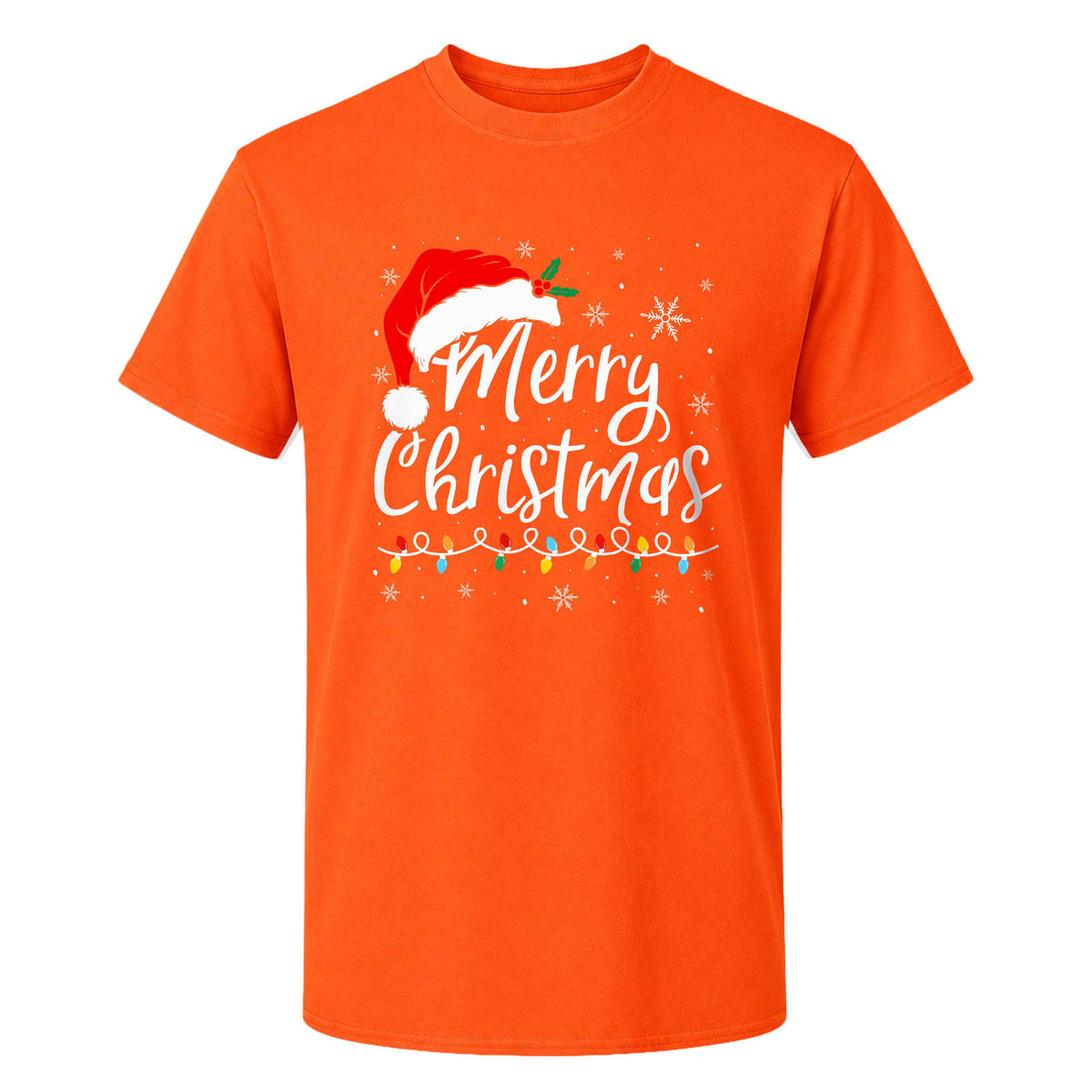 Matching Family Christmas Shirts, Merry Christmas Santa Hat Graphic Tees, Christmas Gift for Family
