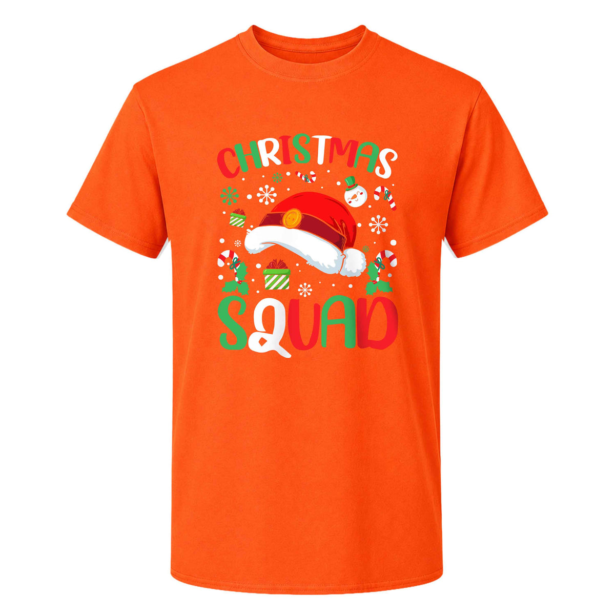Christmas Squad Matching Family Shirts, Funny Christmas Graphic Tees, Holiday Gift for Family