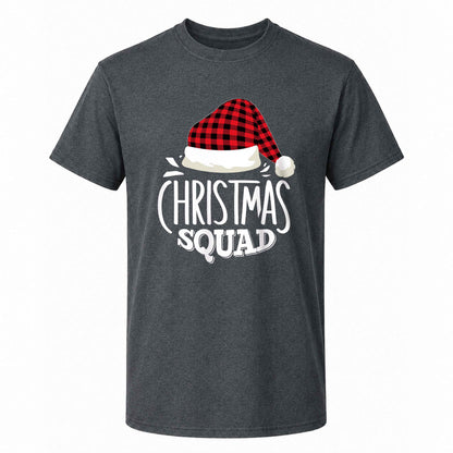 Christmas Squad Matching Family Shirts, Funny Christmas Graphic Tees, Holiday Gift for Family