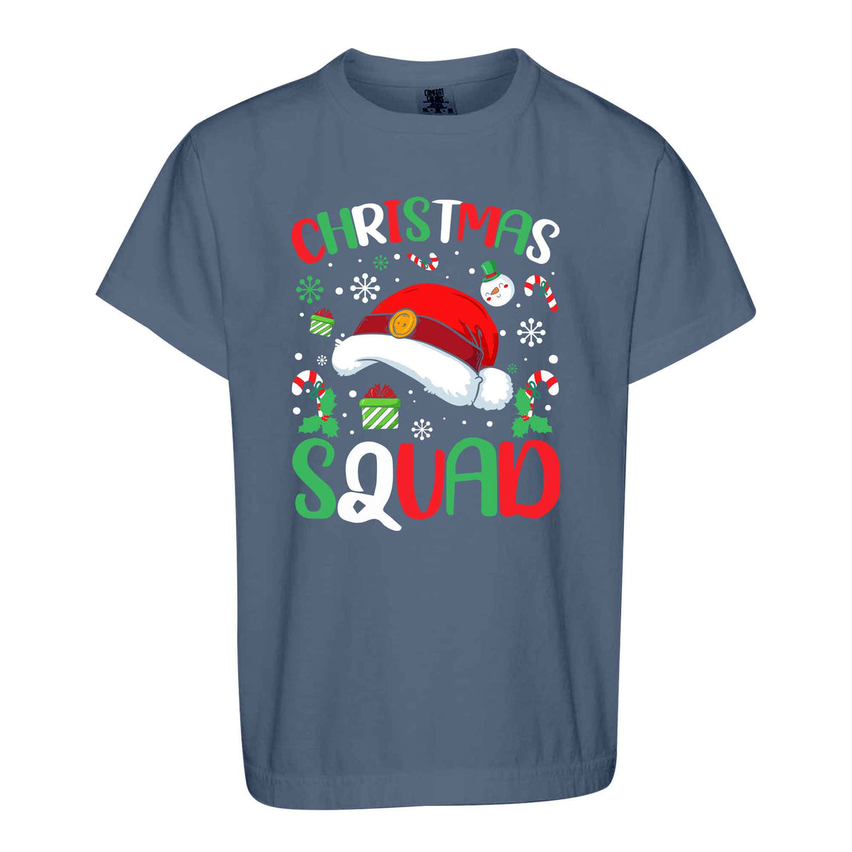 Christmas Squad Matching Family Shirts, Funny Christmas Graphic Tees, Holiday Gift for Family