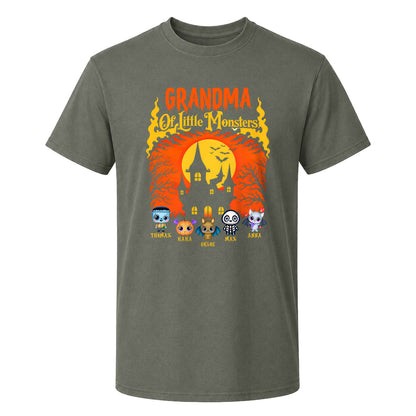 Personalized Grandma Monster Halloween Sweatshirt, Custom Characters & Names Halloween Family Gift