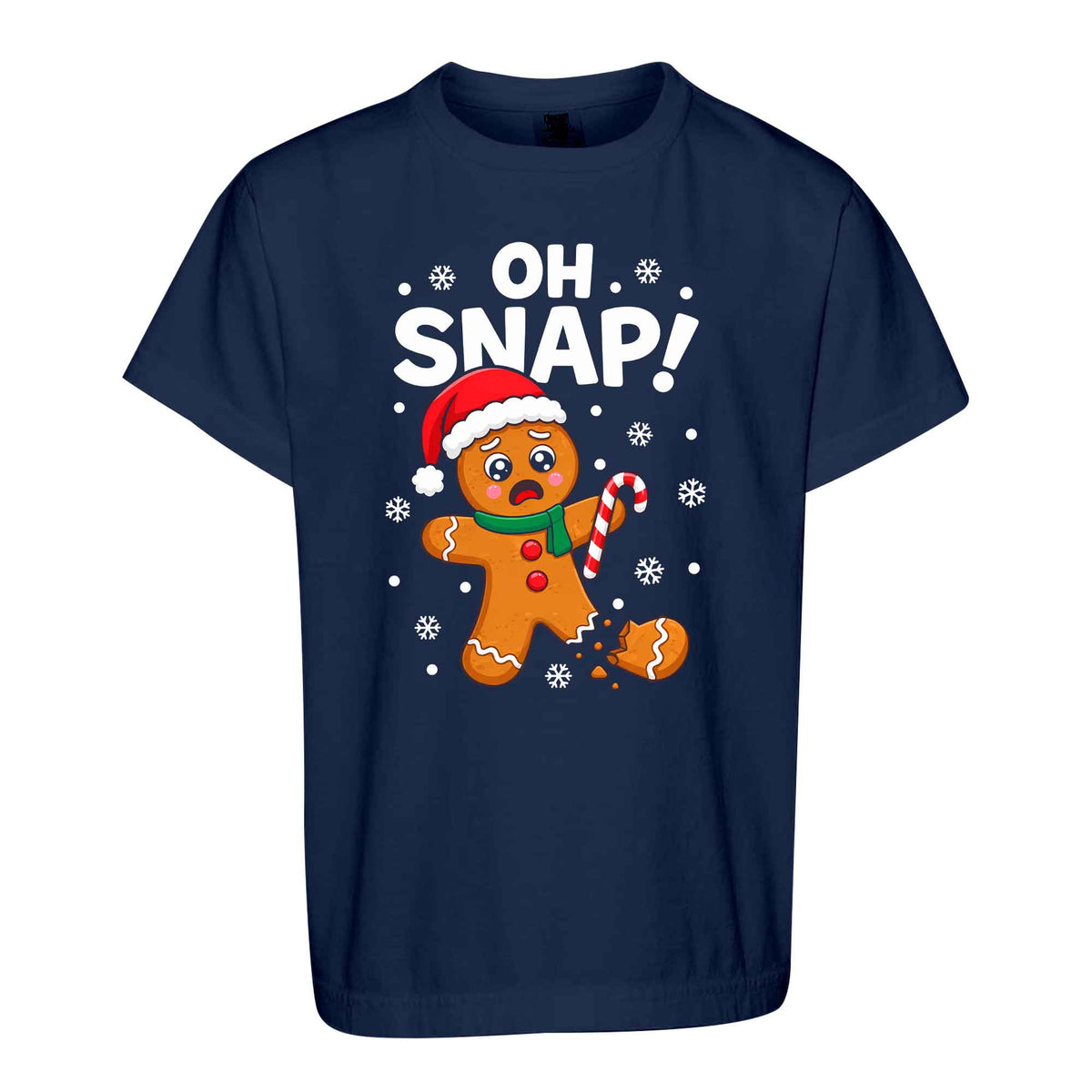 Funny Gingerbread Christmas Sweatshirt, Oh Snap Holiday Graphic Tee, Christmas Gift