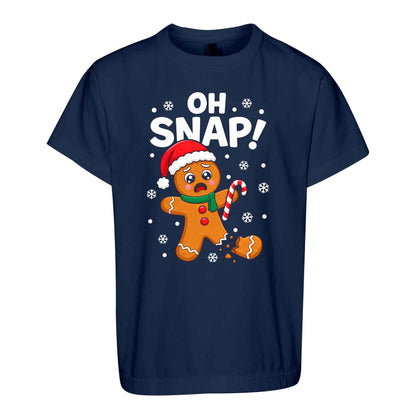 Funny Gingerbread Christmas Sweatshirt, Oh Snap Holiday Graphic Tee, Christmas Gift