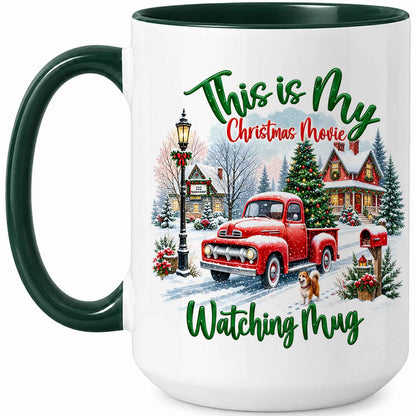Christmas Movie Mug, Red Truck Christmas Tree Coffee Mug, Holiday Gift for Family
