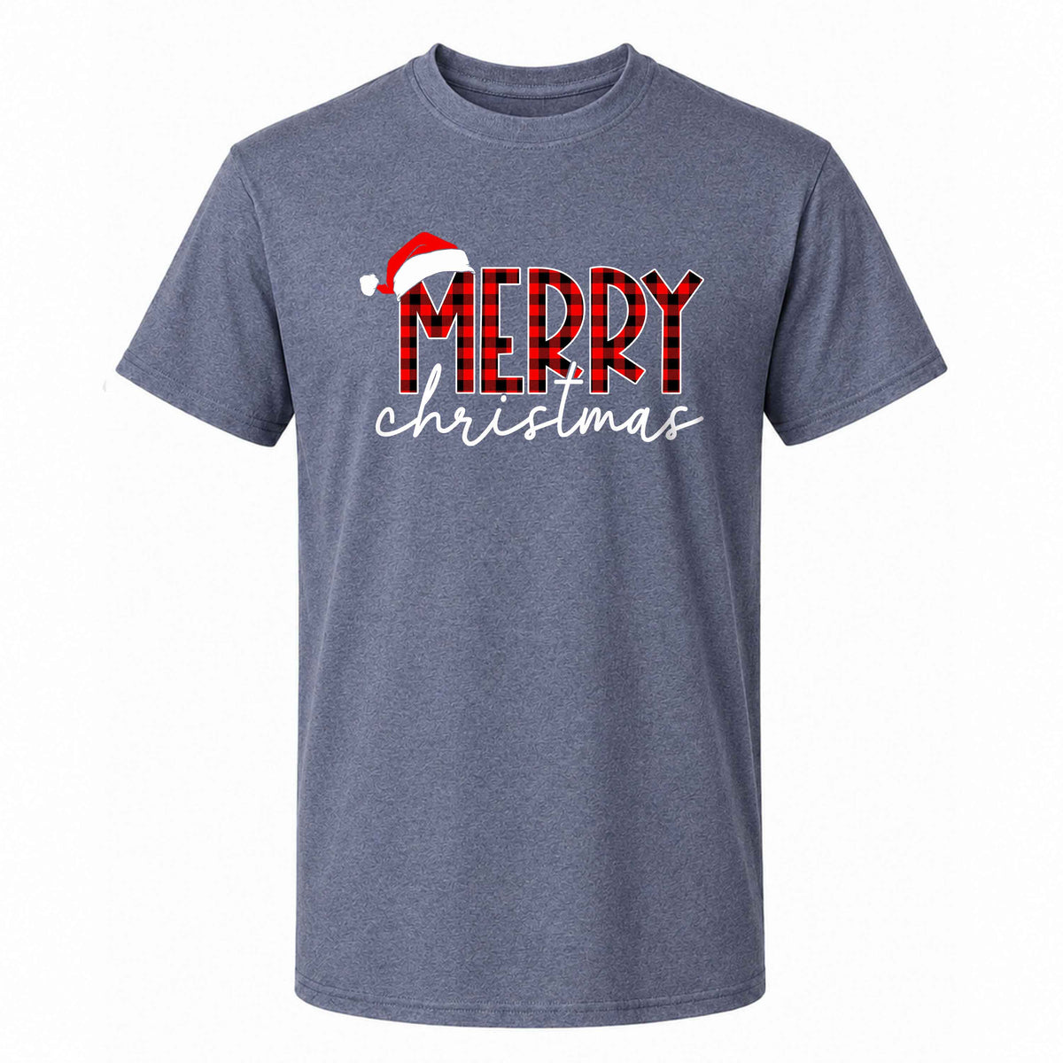 Matching Family Christmas Shirts, Merry Christmas Santa Hat Graphic Tees, Christmas Gift for Family