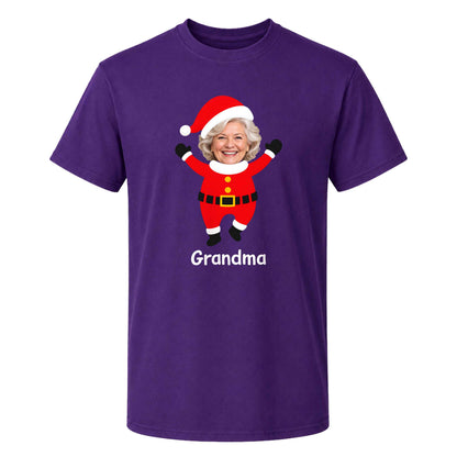 Custom Face Christmas Family Shirts, Personalized Holiday Characters, Matching Family Outfits