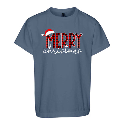 Matching Family Christmas Shirts, Merry Christmas Santa Hat Graphic Tees, Christmas Gift for Family