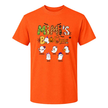 Personalized Halloween Shirt - Mimi's Boo Crew T-Shirt Sweatshirt - Spooky Season Gift for Mom, Grandma