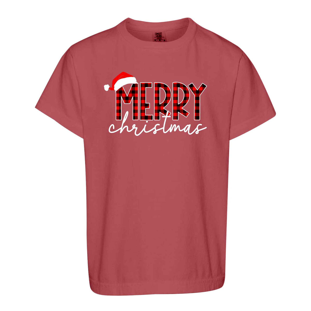 Matching Family Christmas Shirts, Merry Christmas Santa Hat Graphic Tees, Christmas Gift for Family