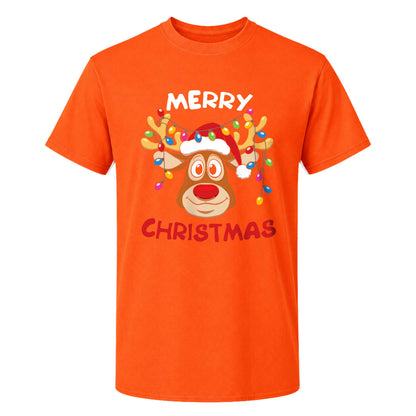 Matching Family Christmas Shirts, Merry Christmas Santa Hat Graphic Tees, Christmas Gift for Family