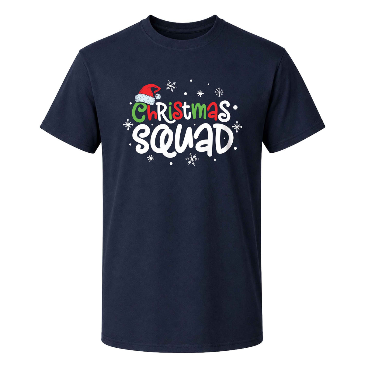 Christmas Squad Matching Family Shirts, Funny Christmas Graphic Tees, Holiday Gift for Family