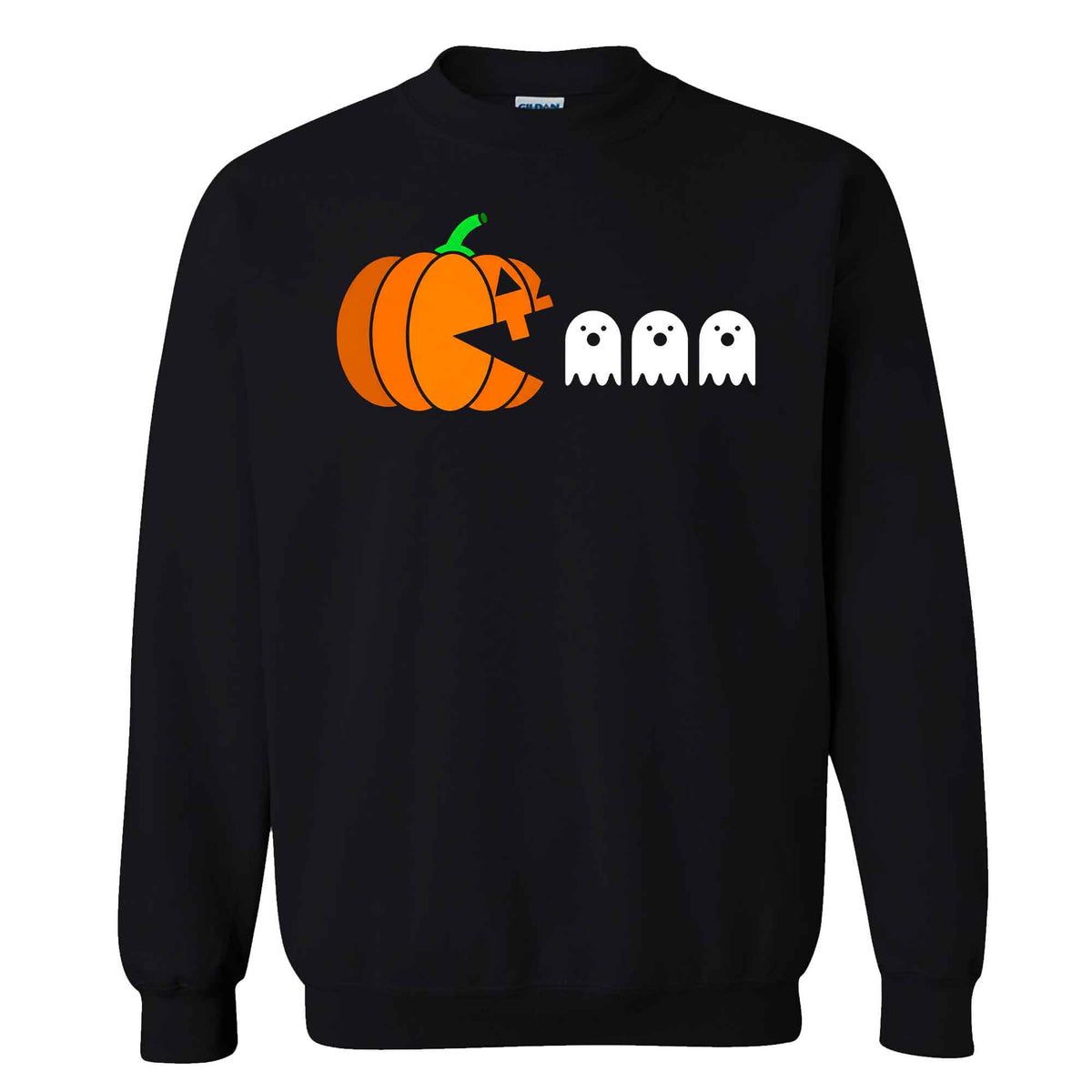 Pumpkin Ghost Graphic Halloween Sweatshirt, Spooky Season Jack O Lantern Shirt, Funny Halloween Gift