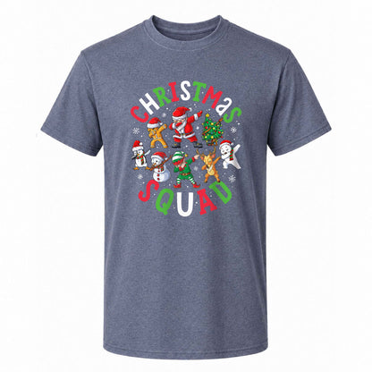 Christmas Squad Matching Family Shirts, Funny Christmas Graphic Tees, Holiday Gift for Family