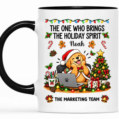 Personalized Christmas Mug for Coworkers - Custom Name Funny Office Coffee Cup - Christmas Gift for Coworkers, Colleagues
