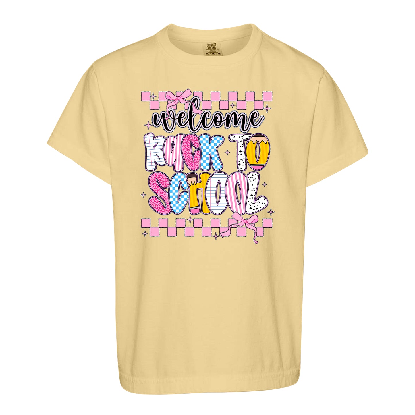 Personalized Welcome Back to School Teacher Student Shirt, Custom Name Back to School T-Shirt, First Day of School Gift Tee
